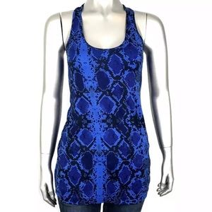 Lululemon Blue Racer Back Athletic Tank Top Size 6